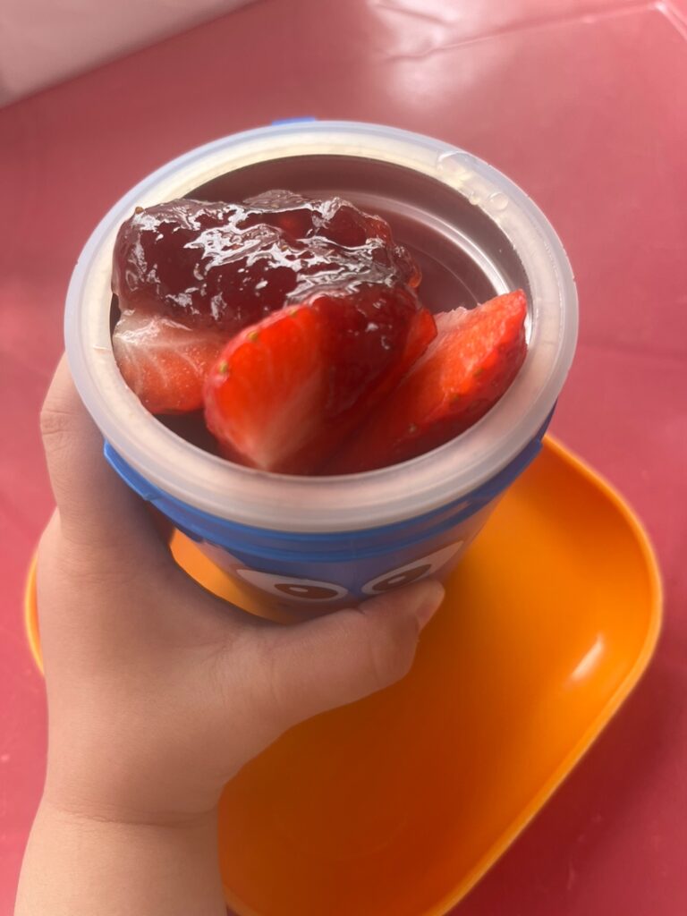 딸기체험 딸기 아이스크림 만들기1