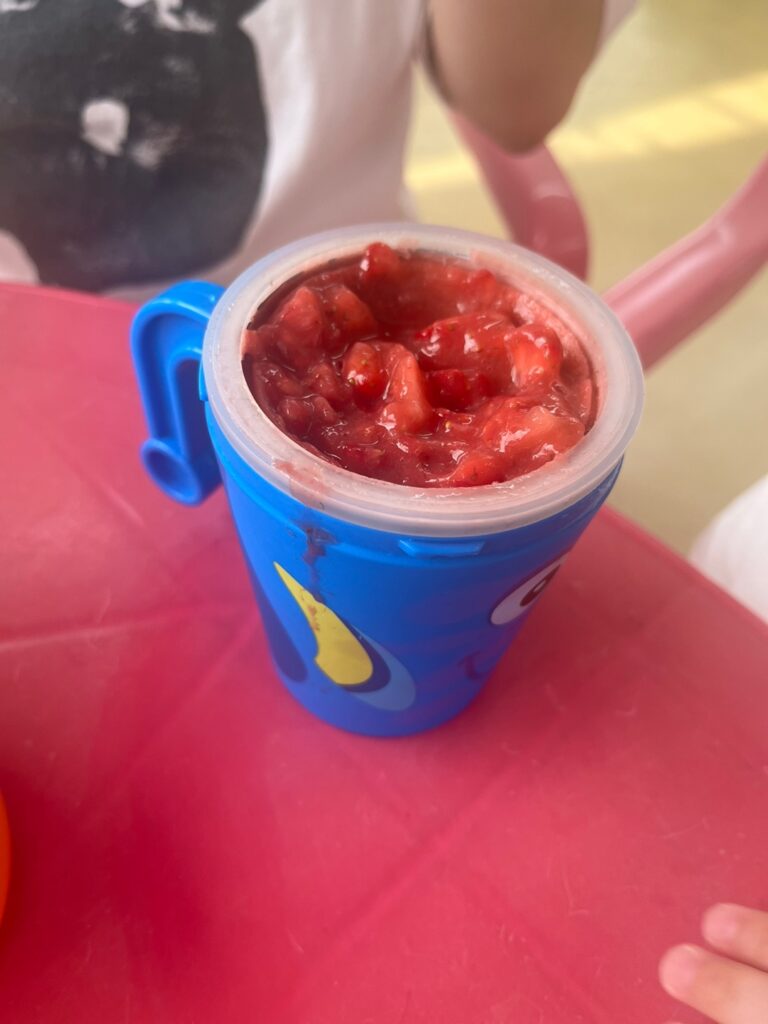 딸기체험 딸기 아이스크림 만들기4