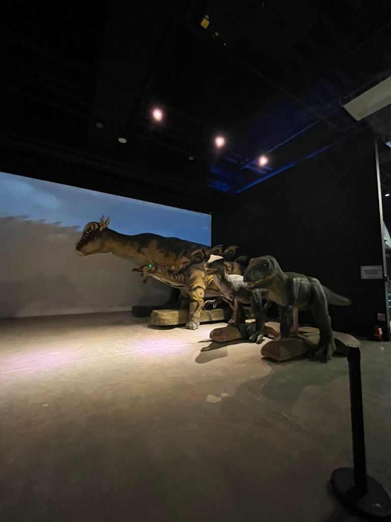 공룡월드 키즈카페 시흥점 하루 종일 입구공룡쇼1